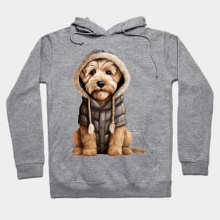 Winter Soft Coated Wheaten Terrier Dog Hoodie